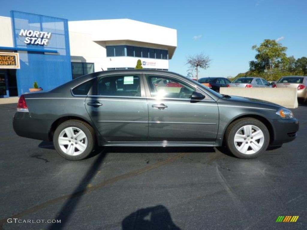 2011 Impala LS - Cyber Gray Metallic / Ebony photo #11