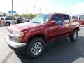 2011 Cardinal Red Metallic Chevrolet Colorado LT Crew Cab 4x4  photo #3