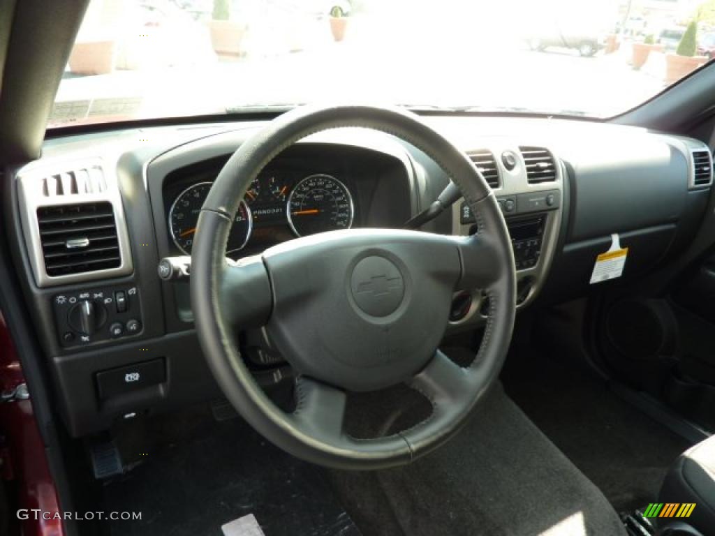 2011 Colorado LT Crew Cab 4x4 - Cardinal Red Metallic / Ebony photo #13