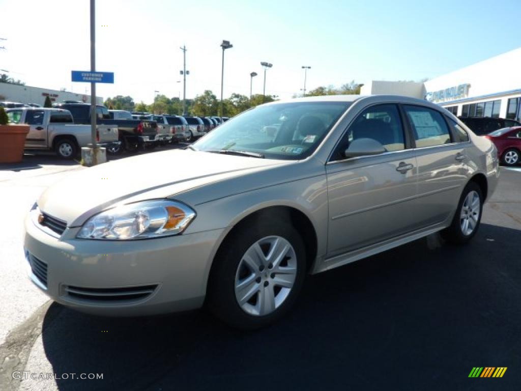 2011 Impala LS - Gold Mist Metallic / Ebony photo #3