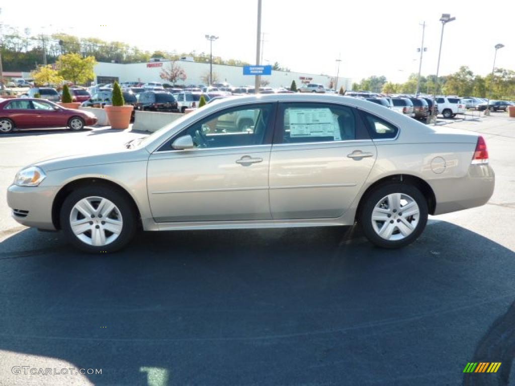 2011 Impala LS - Gold Mist Metallic / Ebony photo #4