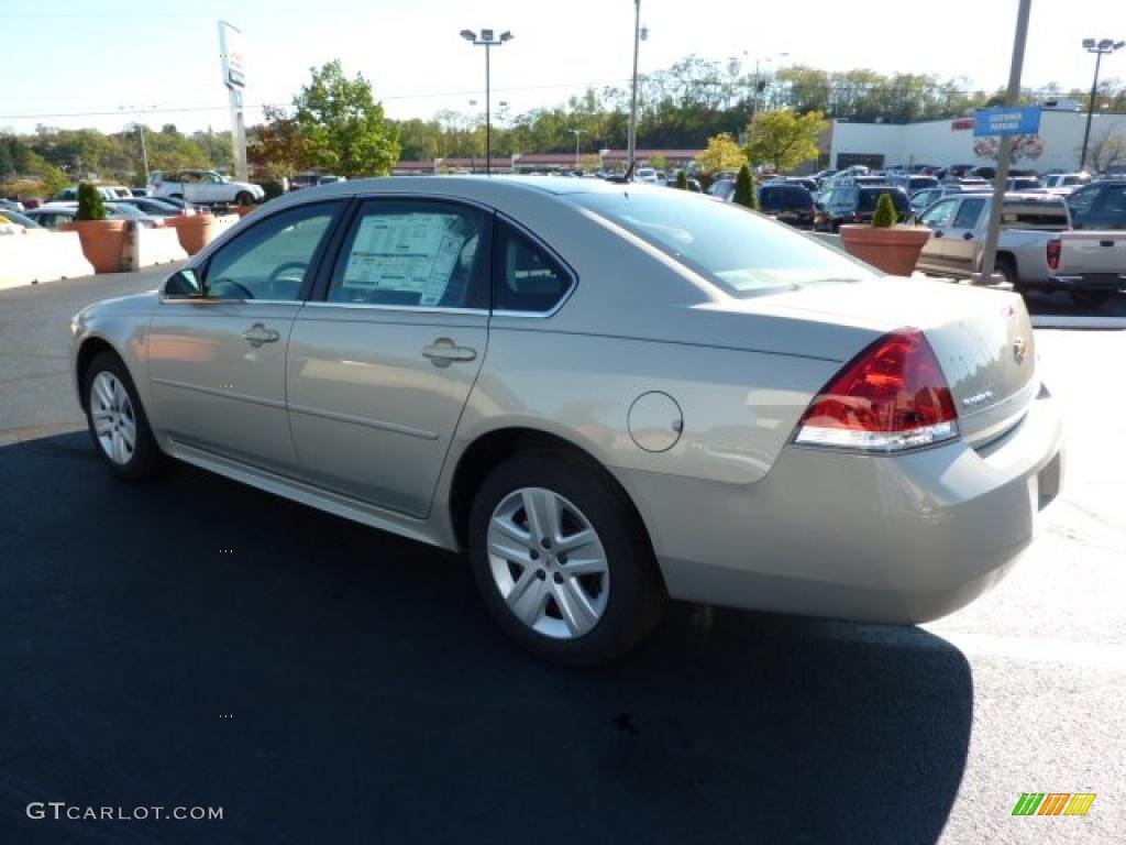 2011 Impala LS - Gold Mist Metallic / Ebony photo #5