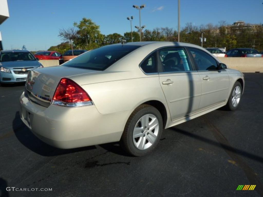 2011 Impala LS - Gold Mist Metallic / Ebony photo #10
