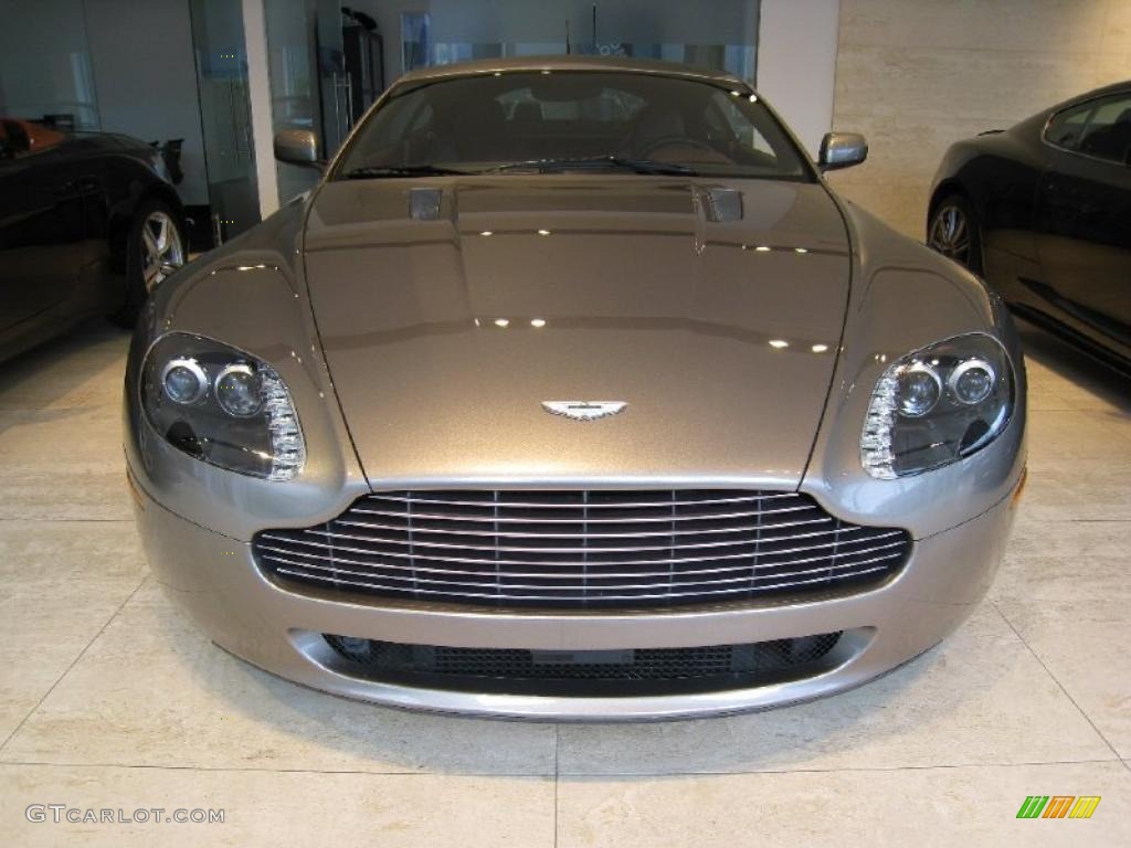 2006 V8 Vantage Coupe - Tungsten Silver / Iron Ore Red photo #2