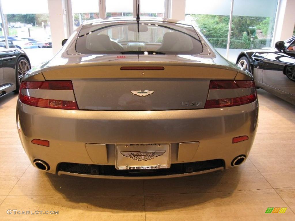 2006 V8 Vantage Coupe - Tungsten Silver / Iron Ore Red photo #5