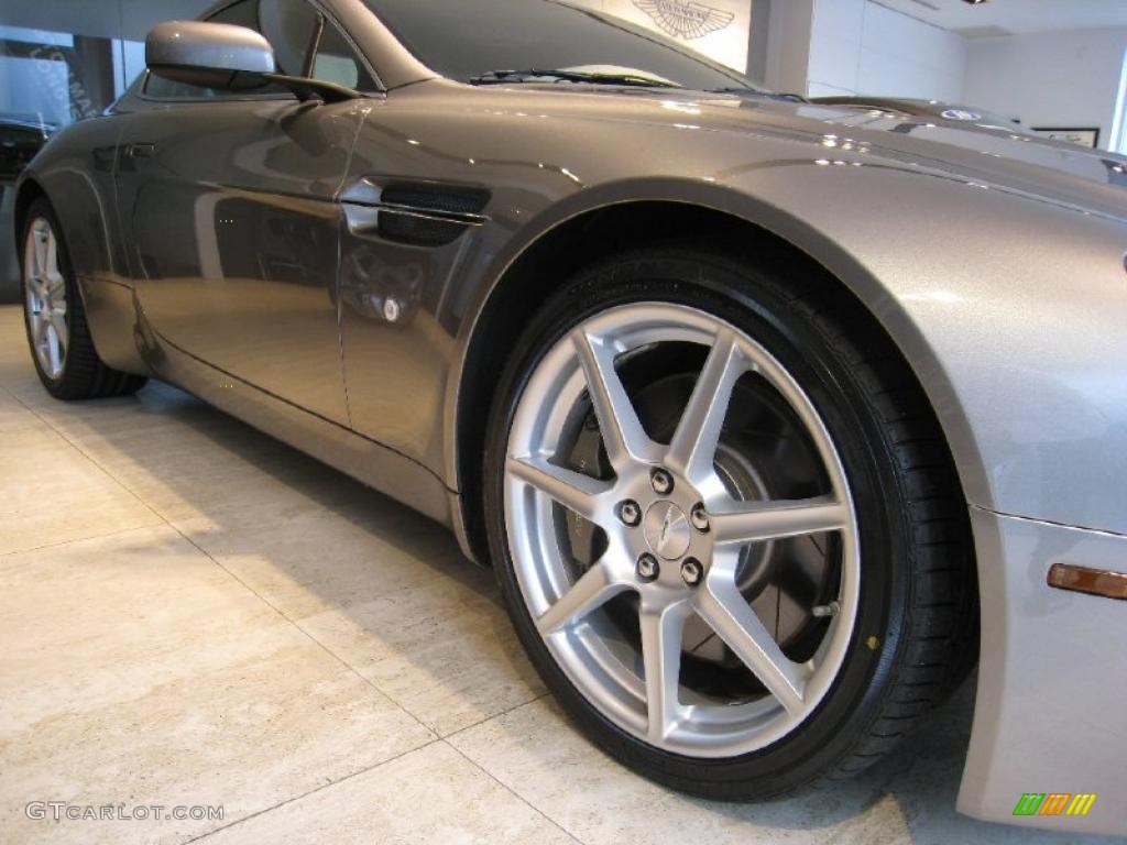 2006 V8 Vantage Coupe - Tungsten Silver / Iron Ore Red photo #7