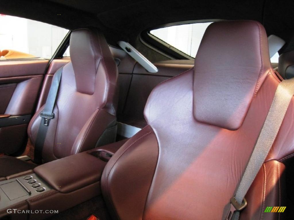 2006 V8 Vantage Coupe - Tungsten Silver / Iron Ore Red photo #14