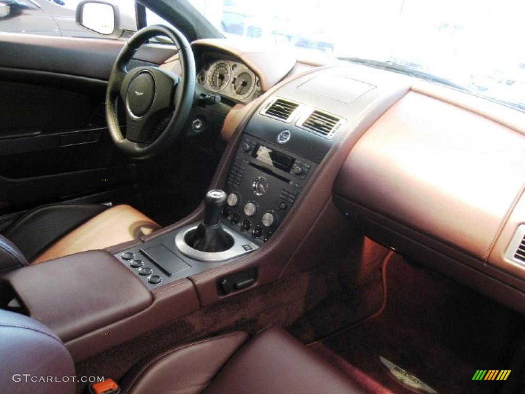 2006 V8 Vantage Coupe - Tungsten Silver / Iron Ore Red photo #15