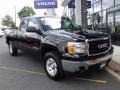2008 Onyx Black GMC Sierra 1500 SLE Extended Cab 4x4  photo #1