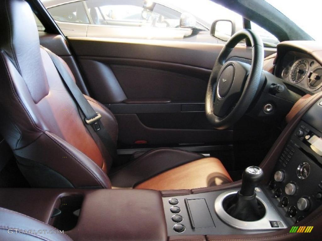 2006 V8 Vantage Coupe - Tungsten Silver / Iron Ore Red photo #16