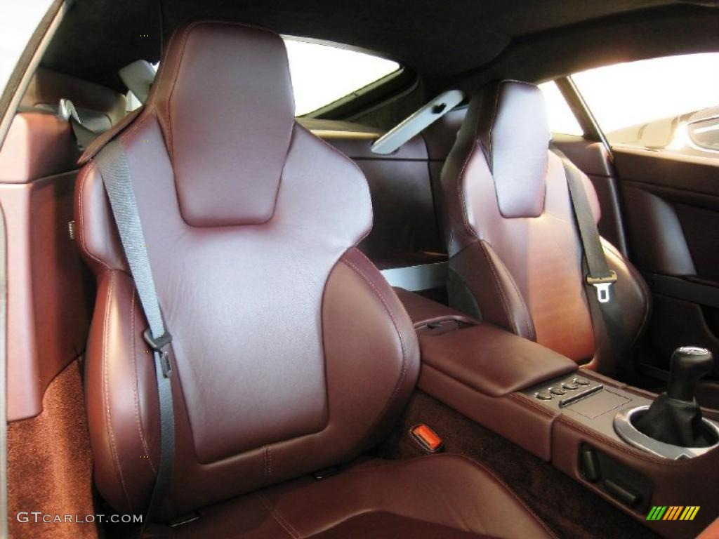 2006 V8 Vantage Coupe - Tungsten Silver / Iron Ore Red photo #17