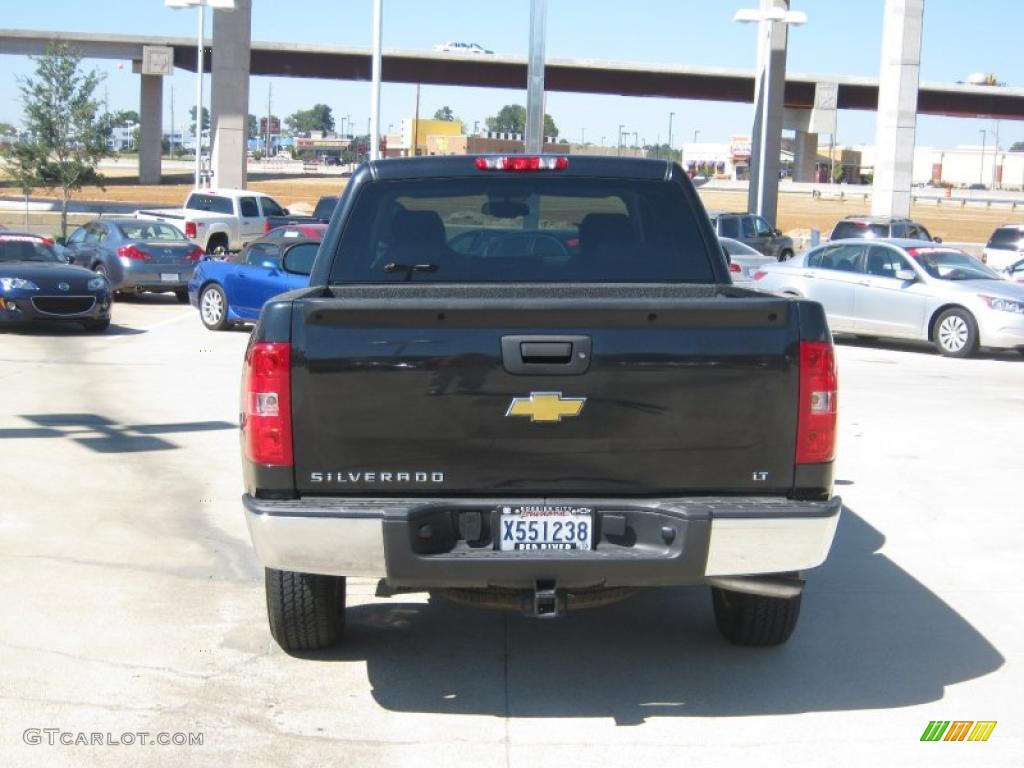 2009 Silverado 1500 LT Crew Cab - Black Granite Metallic / Ebony photo #4