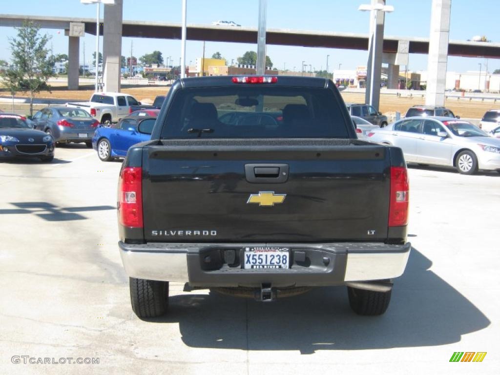 2009 Silverado 1500 LT Crew Cab - Black Granite Metallic / Ebony photo #4