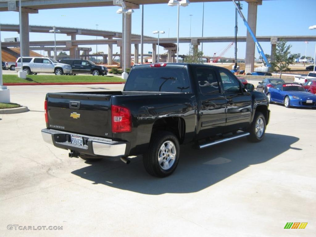2009 Silverado 1500 LT Crew Cab - Black Granite Metallic / Ebony photo #5