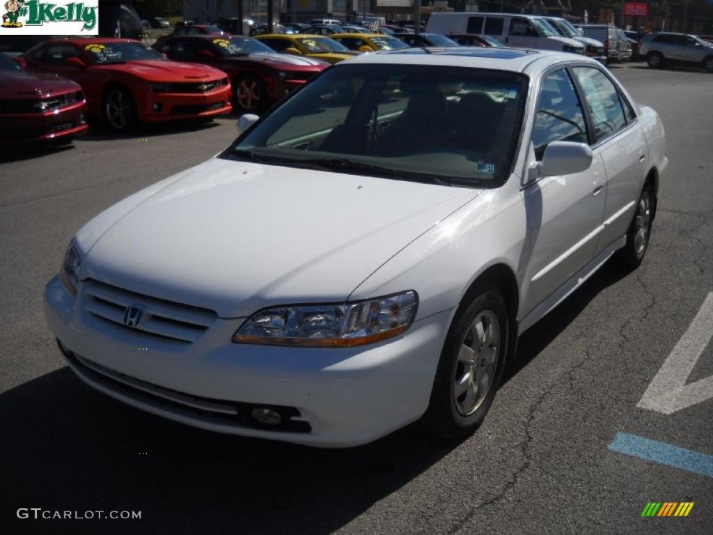 2001 Accord EX Sedan - Taffeta White / Ivory photo #14