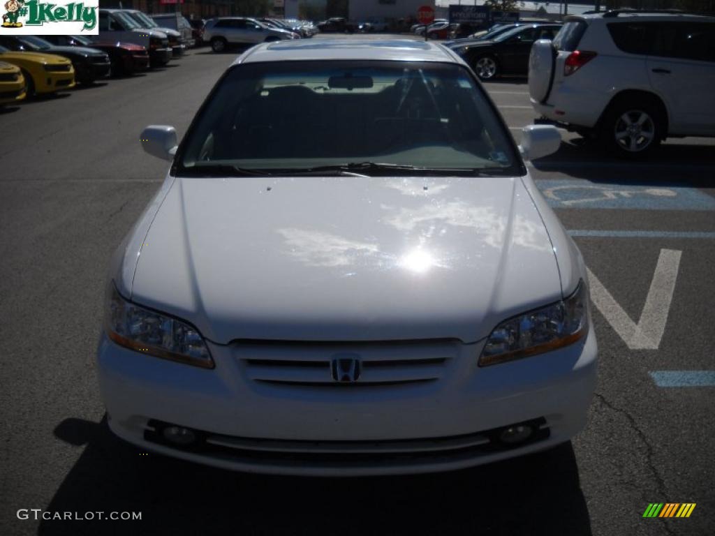 2001 Accord EX Sedan - Taffeta White / Ivory photo #15