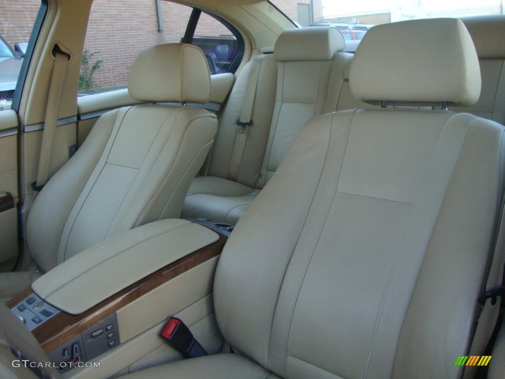 2006 7 Series 750i Sedan - Alpine White / Dark Beige/Beige III photo #6