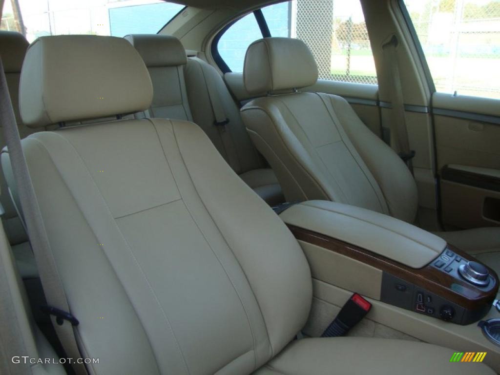 2006 7 Series 750i Sedan - Alpine White / Dark Beige/Beige III photo #10