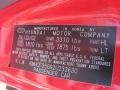 HL: Retro Red 2002 Hyundai Accent L Coupe Color Code