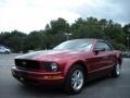 2007 Redfire Metallic Ford Mustang V6 Deluxe Convertible  photo #7