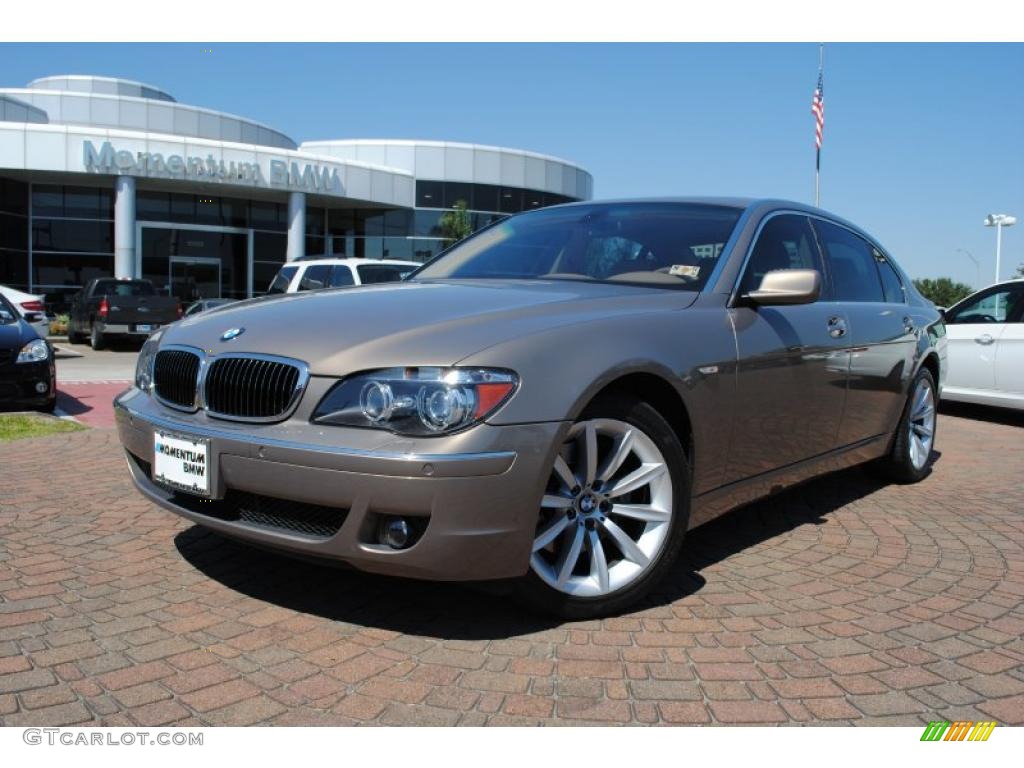 2007 7 Series 750Li Sedan - Kalahari Beige Metallic / Beige photo #1