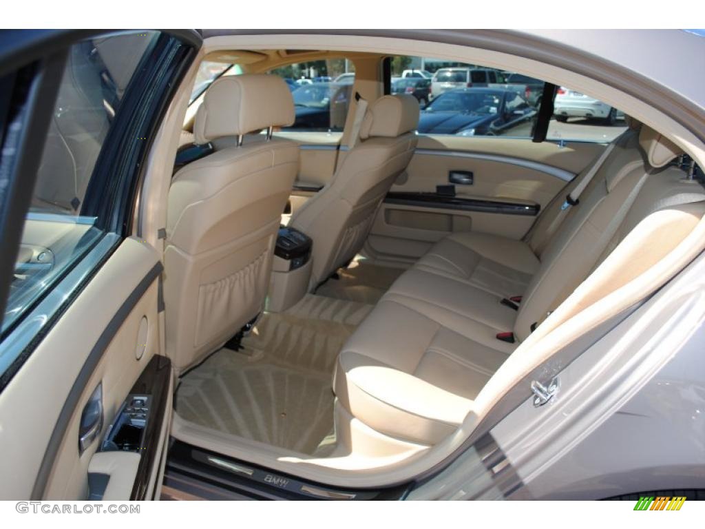 2007 7 Series 750Li Sedan - Kalahari Beige Metallic / Beige photo #12