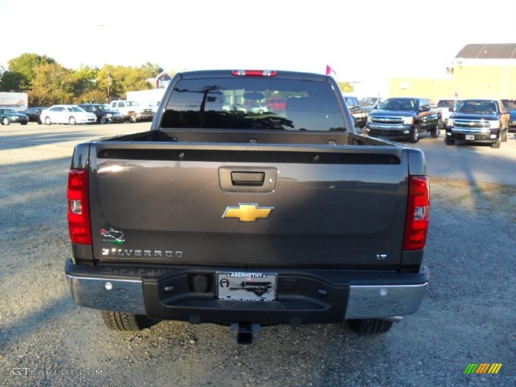 2011 Silverado 1500 LT Extended Cab 4x4 - Taupe Gray Metallic / Ebony photo #3