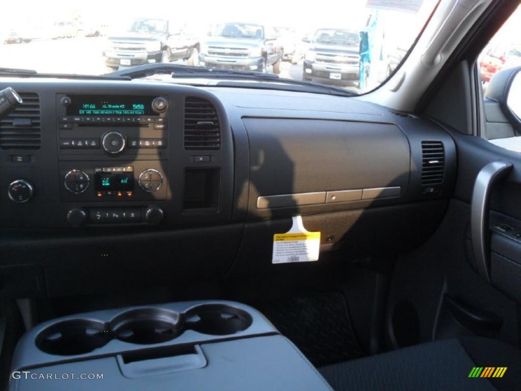 2011 Silverado 1500 LT Extended Cab 4x4 - Taupe Gray Metallic / Ebony photo #17