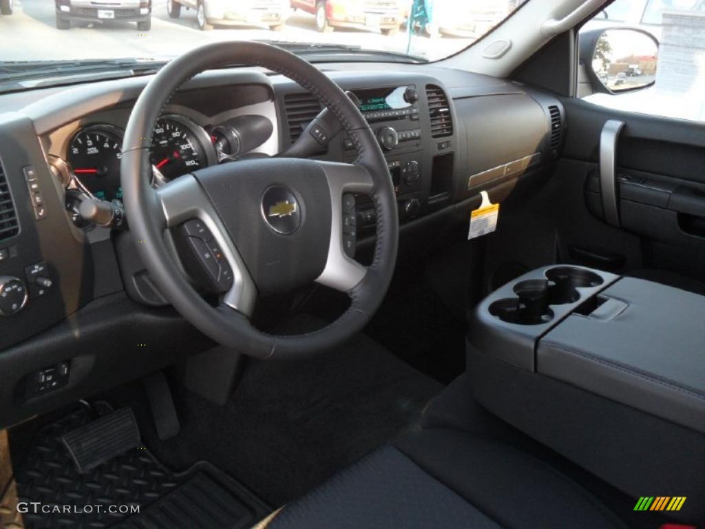 2011 Silverado 1500 LT Extended Cab 4x4 - Taupe Gray Metallic / Ebony photo #27