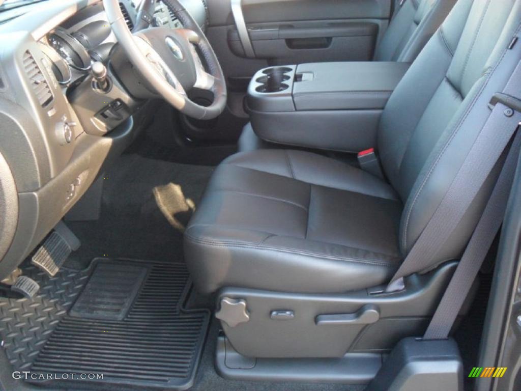 2011 Silverado 1500 LT Extended Cab 4x4 - Taupe Gray Metallic / Ebony photo #7