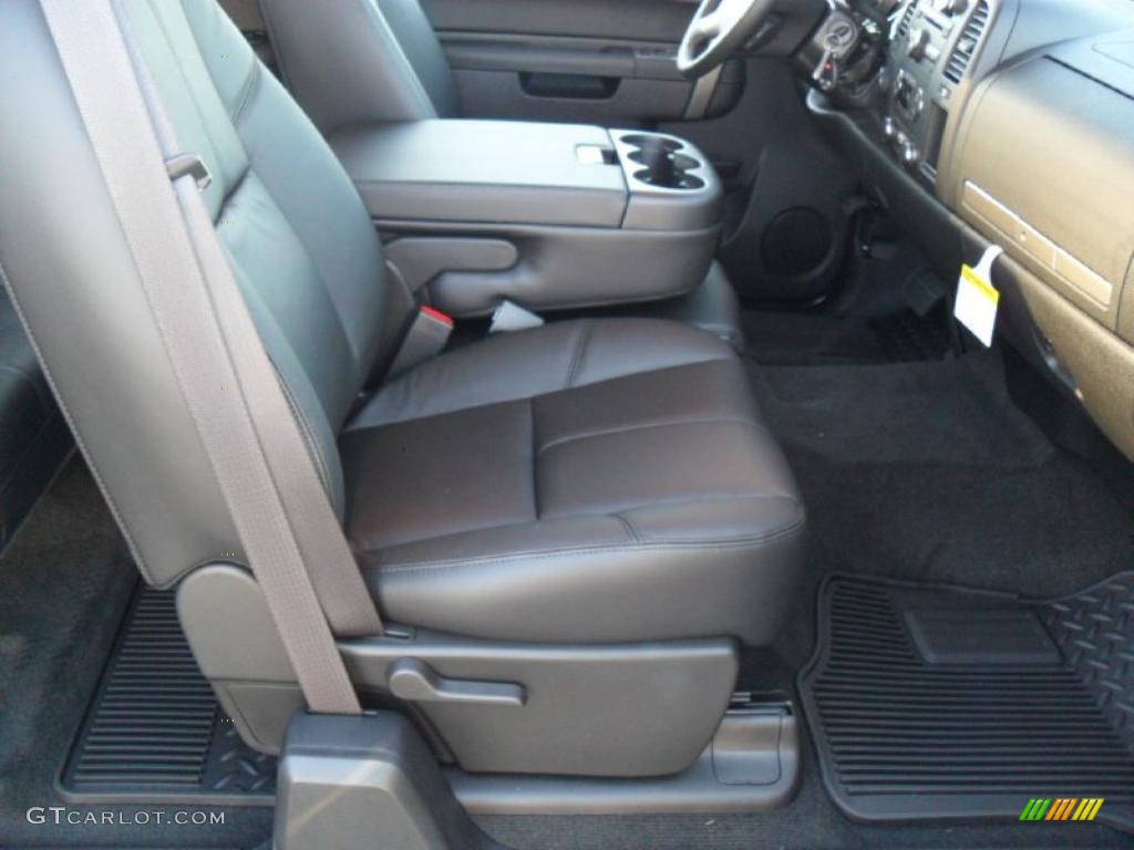 2011 Silverado 1500 LT Extended Cab 4x4 - Taupe Gray Metallic / Ebony photo #20