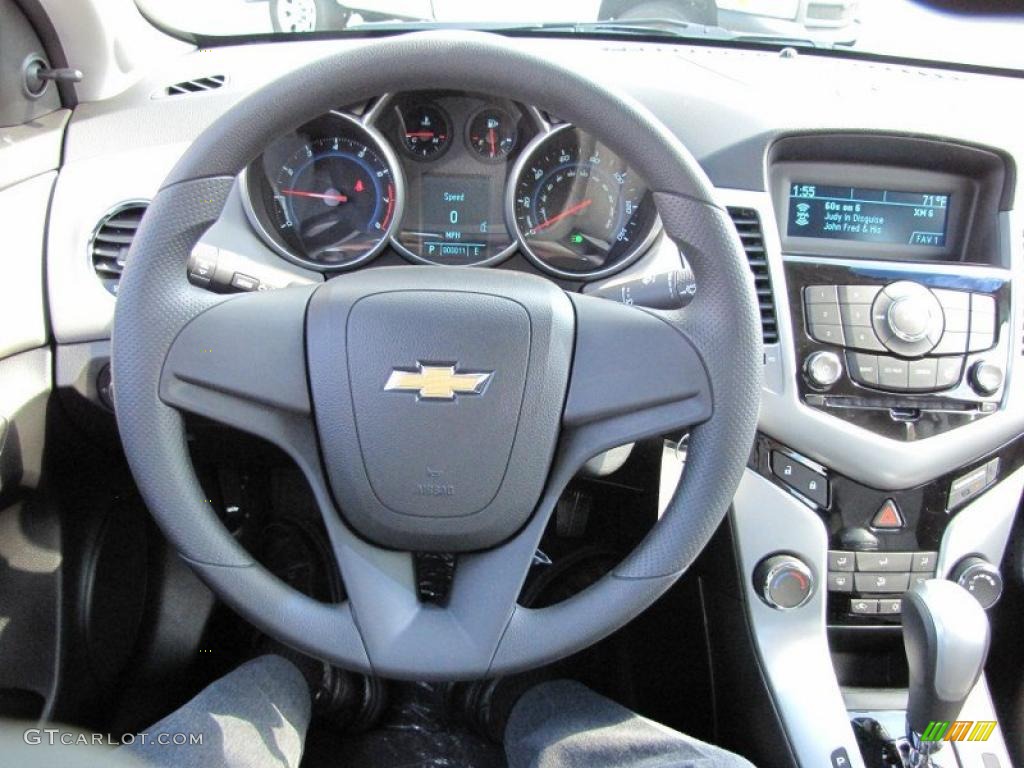 2011 Cruze LS - Ice Blue Metallic / Jet Black/Medium Titanium photo #22