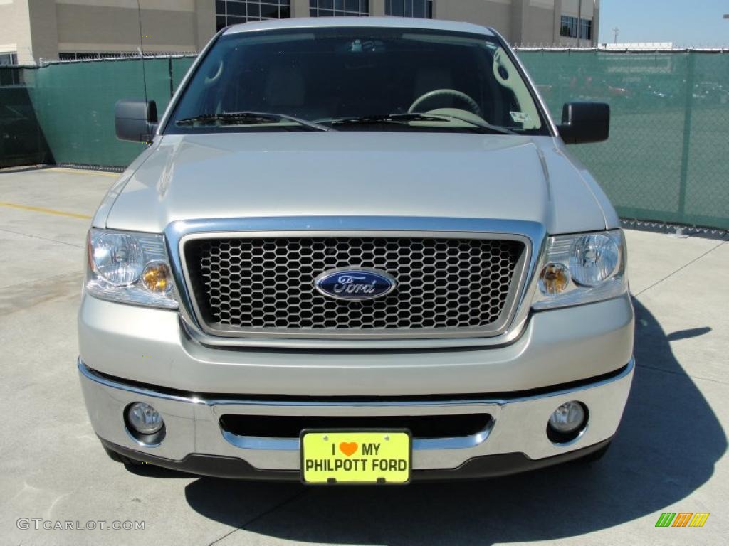 2006 F150 Lariat SuperCrew - Smokestone Metallic / Tan photo #8