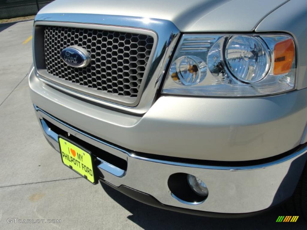 2006 F150 Lariat SuperCrew - Smokestone Metallic / Tan photo #12