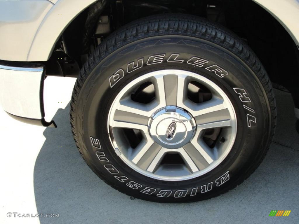 2006 F150 Lariat SuperCrew - Smokestone Metallic / Tan photo #13
