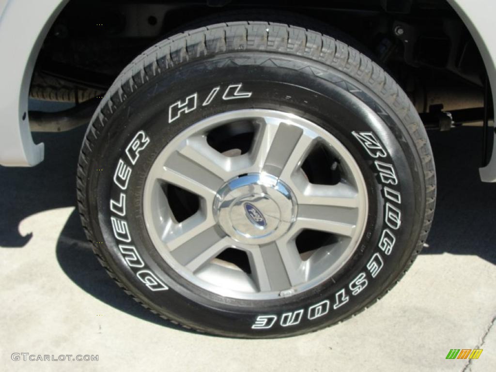 2006 F150 Lariat SuperCrew - Smokestone Metallic / Tan photo #15
