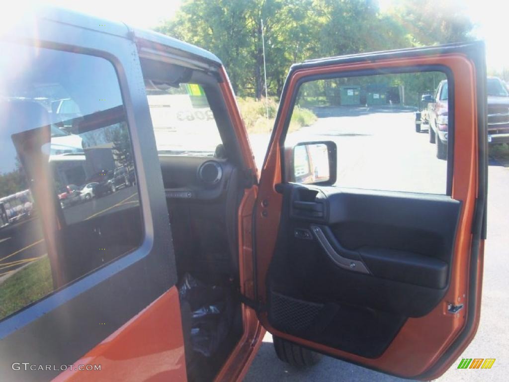 2011 Wrangler Sport S 4x4 - Mango Tango Pearl / Black photo #17