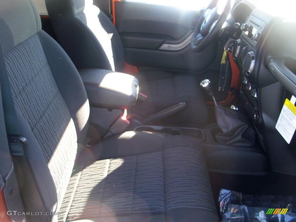 2011 Wrangler Sport S 4x4 - Mango Tango Pearl / Black photo #18