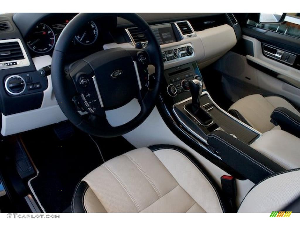 Premium Ivory/Ebony Stitching Interior 2010 Land Rover Range Rover Sport Supercharged Photo #37746910