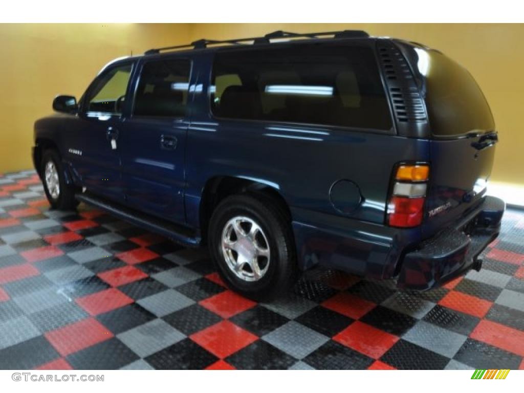 2005 Yukon XL Denali AWD - Blue Green Crystal / Stone Gray photo #4
