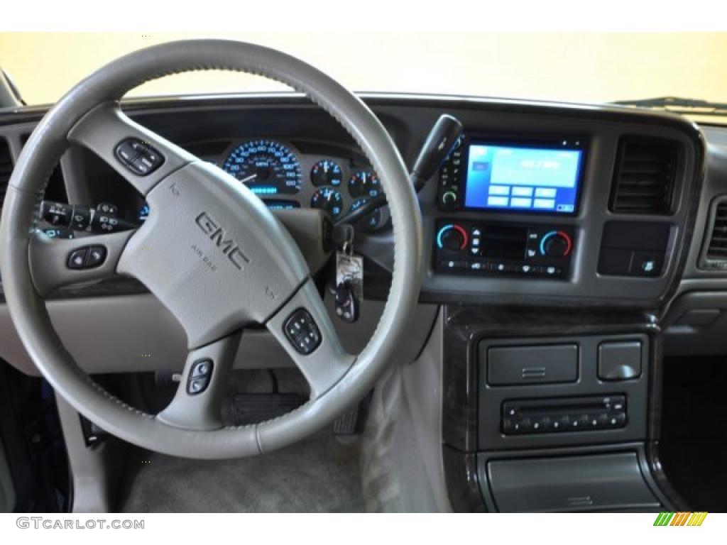 2005 Yukon XL Denali AWD - Blue Green Crystal / Stone Gray photo #7