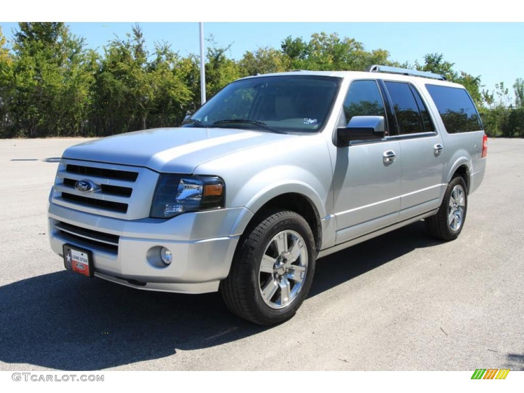 2010 Expedition EL Limited - Ingot Silver Metallic / Charcoal Black photo #14