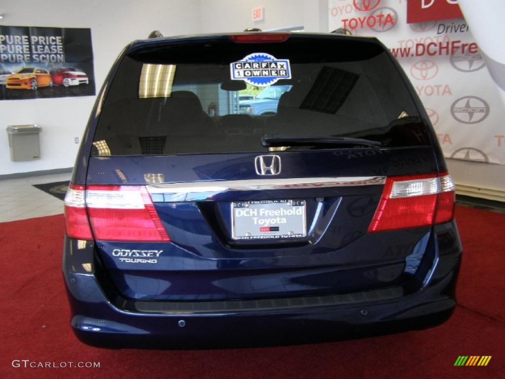 2007 Odyssey Touring - Midnight Blue Pearl / Gray photo #7