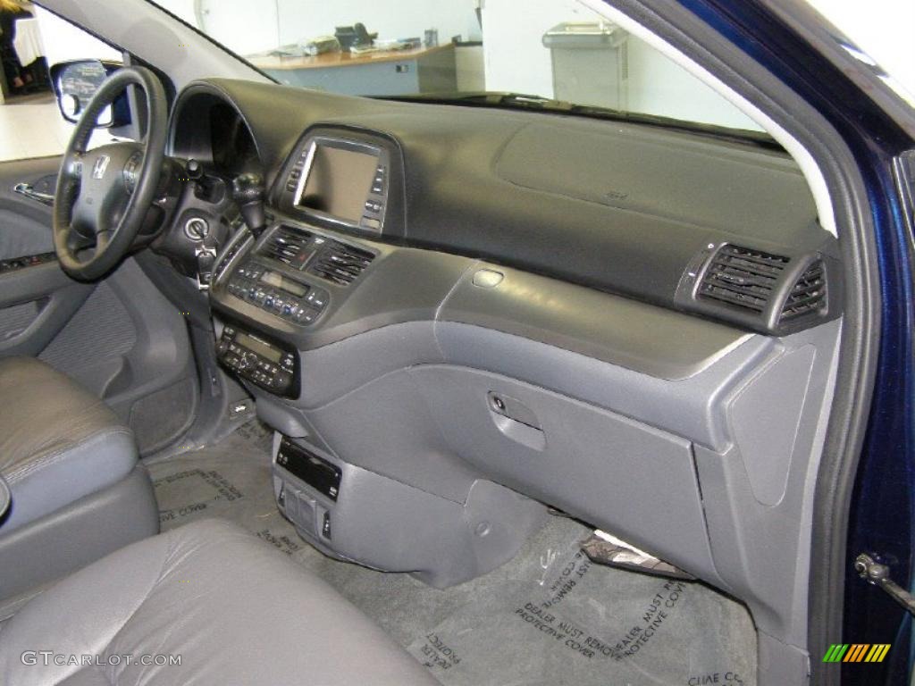 2007 Odyssey Touring - Midnight Blue Pearl / Gray photo #14