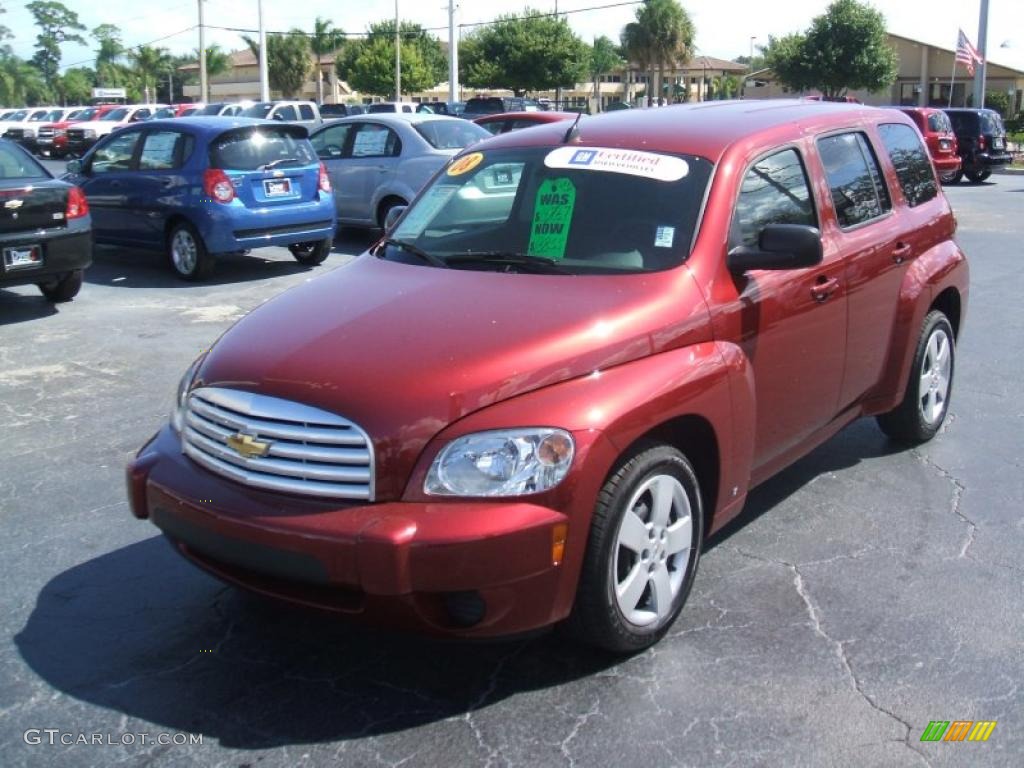 2008 HHR LS - Cardinal Red Metallic / Ebony Black photo #1