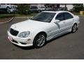 Alabaster White 2006 Mercedes-Benz S 55 AMG Sedan