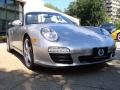 2011 Arctic Silver Metallic Porsche 911 Carrera S Cabriolet  photo #2