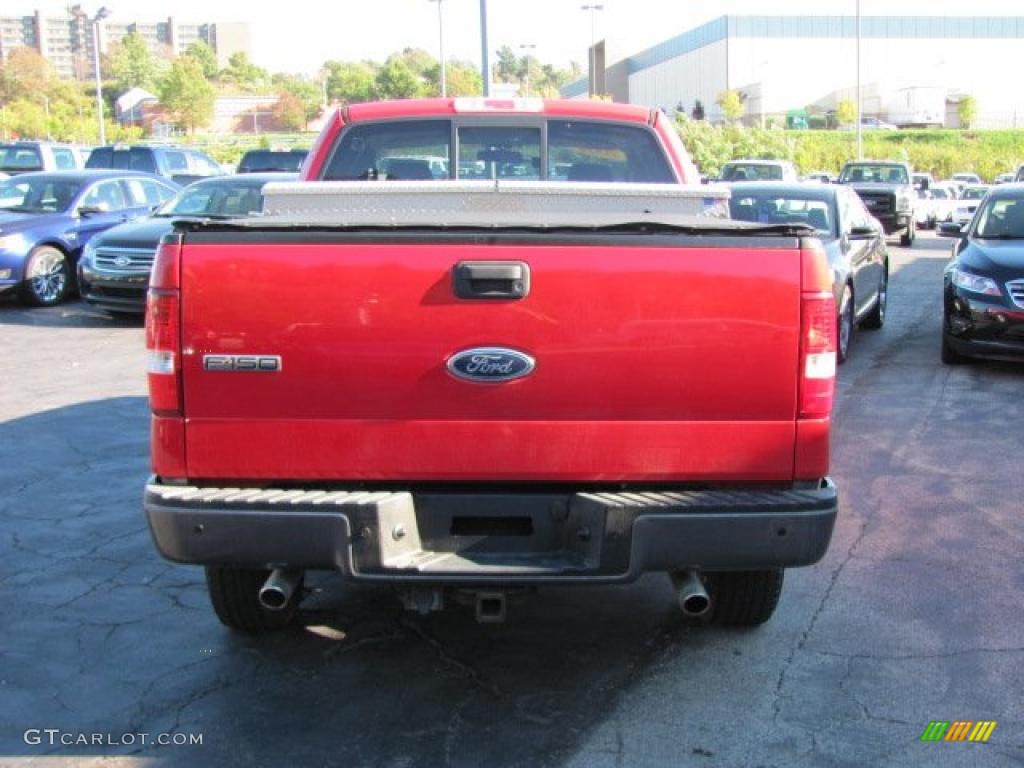 2004 F150 FX4 SuperCab 4x4 - Bright Red / Black/Medium Flint photo #6