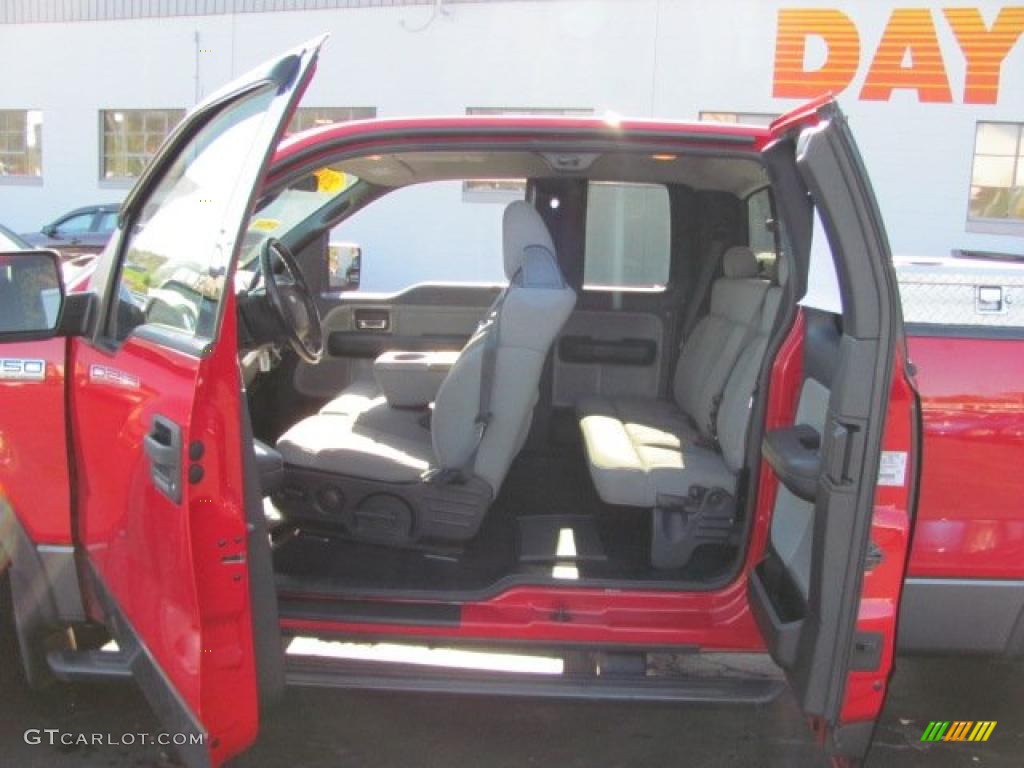 2004 F150 FX4 SuperCab 4x4 - Bright Red / Black/Medium Flint photo #10