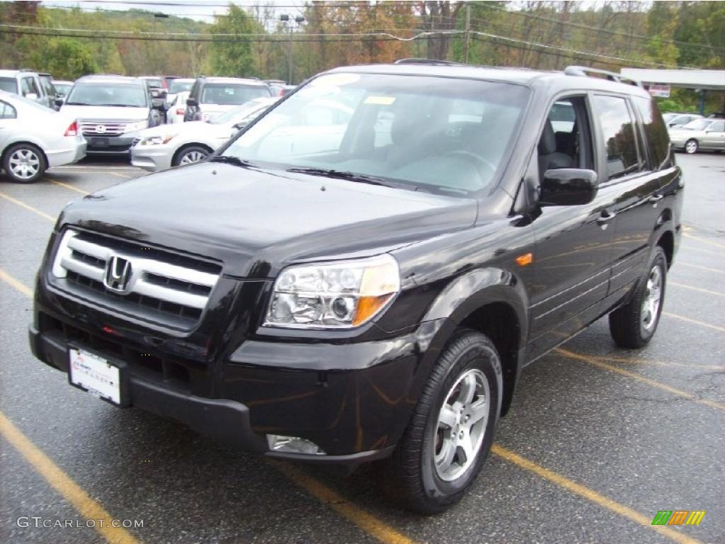 2008 Pilot EX 4WD - Formal Black / Gray photo #20